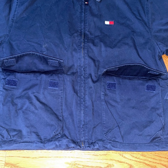 Vintage Tommy Hilfiger Sailing Gear Lightweight Oversized Jacket - Size Large - Picture 3 of 9